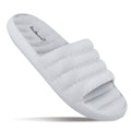 Walkaroo Men Slider Light Grey Slippers