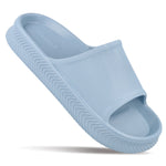 Walkaroo Women Slider Aqua Blue Slippers