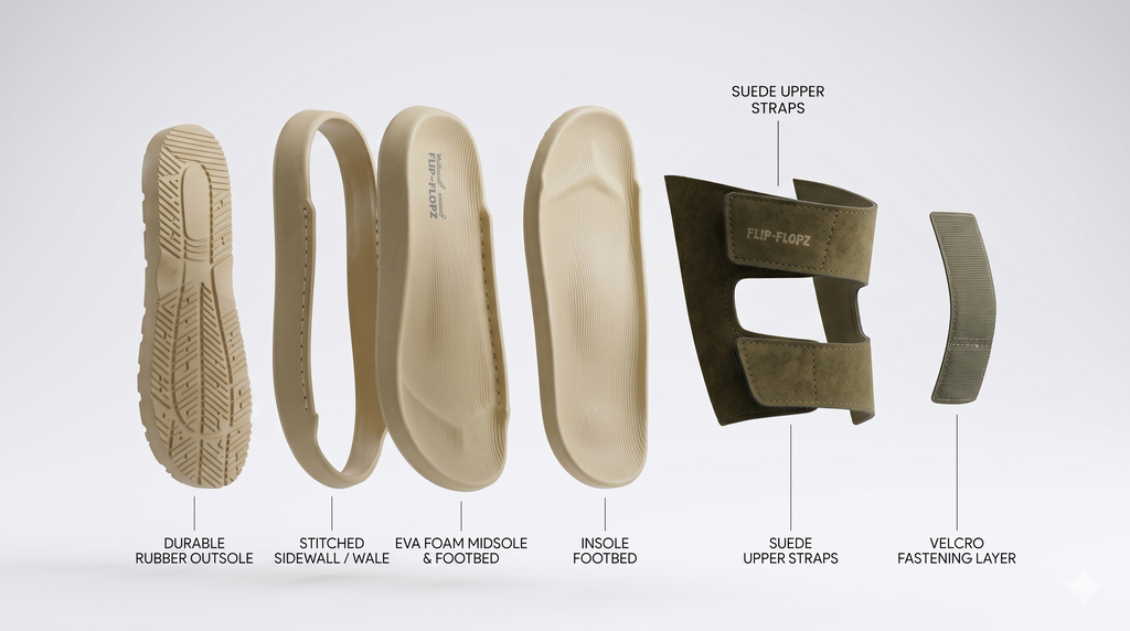 Walkaroo Men's Premium Cup Model Slippers
