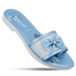 Walkaroo Boys Slider Cool Blue Slippers
