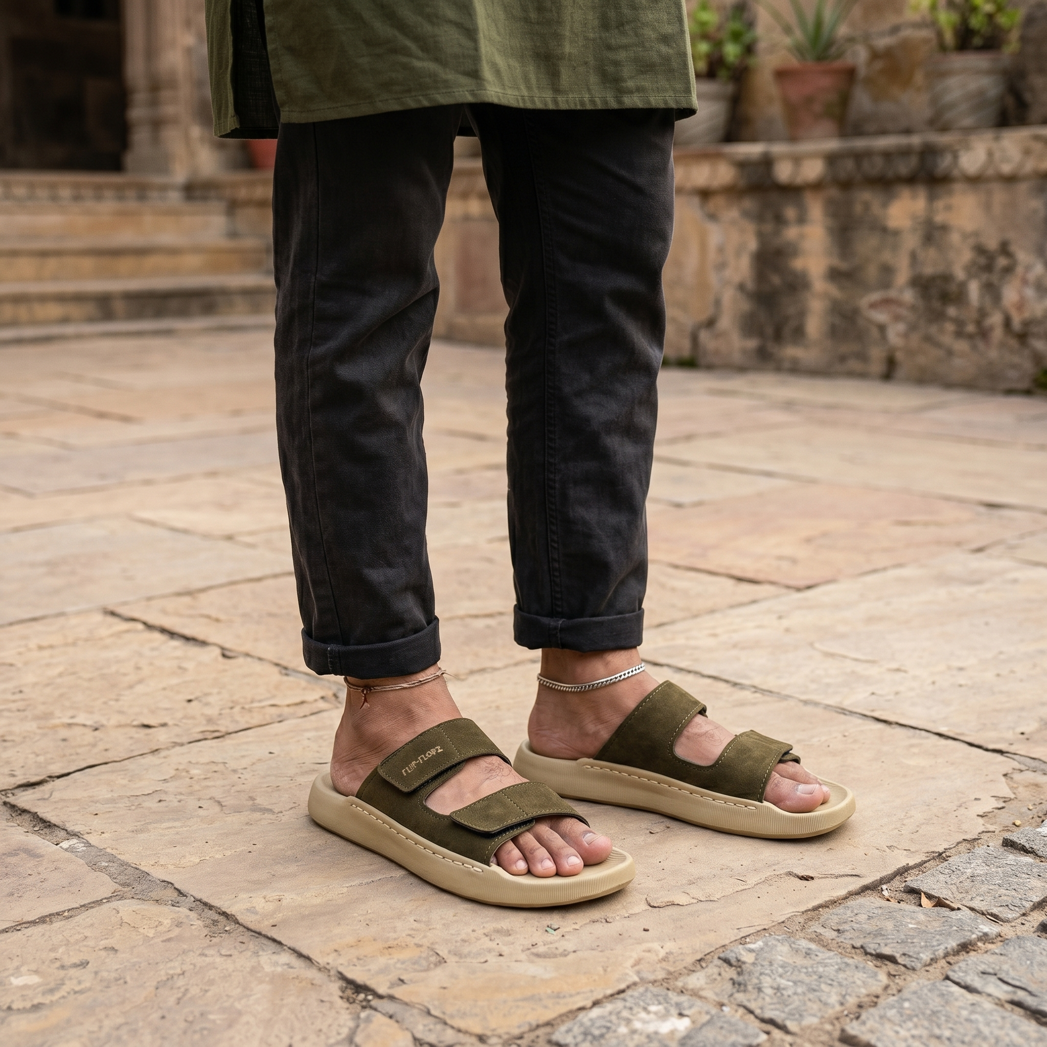 Walkaroo Men's Premium Cup Model Slippers